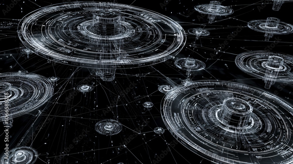 Poster Explore the intricacies of data visualization graphics through engaging and dynamic renderings of flo