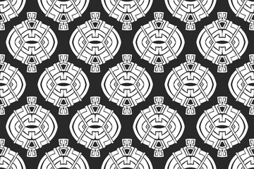 ikat pattern, Ethnic ikat seamless pattern, African style, Abstract vector, Chevron embroidery, Paisley embroidery, Navajo aboriginal pattern, Aztec and tribal motifs, Vector hand drawn style.