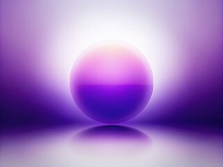 Blurred Minimalist Purple Gradient Spot on a White Background - Abstract Serenity and Modern Design Aesthetic