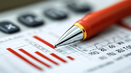 Comprehensive Financial Analysis and Statistical Insights on Graph Paper for Business Data