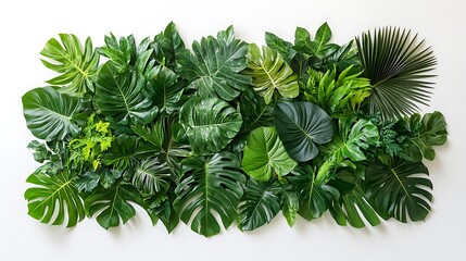Create a stunning tropical leaf wall display for your space