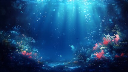 Obraz premium Explore the vibrant underwater world full of life