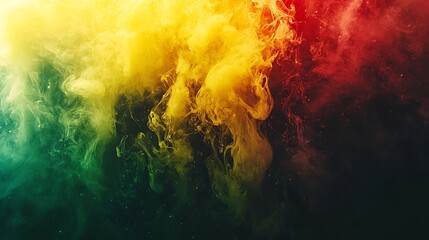 Obraz premium Capture the vibrant motion of colorful smoke in art