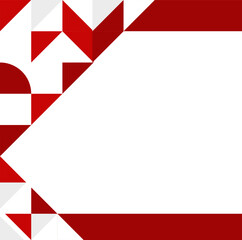 Indonesian Independence Day frame template