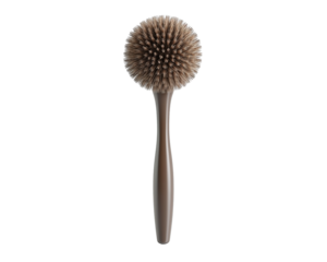 Toilet cleaning brush isolated on white or transparent background