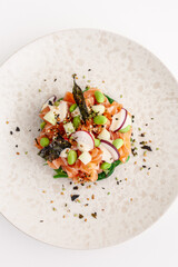 Asian salmon tartare