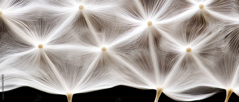 Poster an intricate, close-up image showcasing a delicate, translucent structure resembling a natural web o