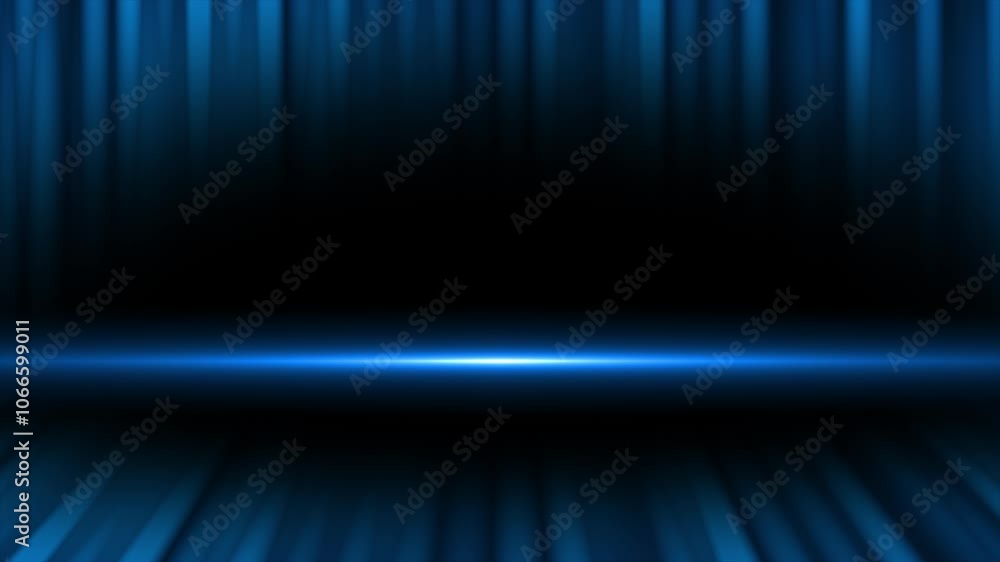 Poster royal blue color gradient pattern wooden texture with 3d empty space modern design 3d black backgrou