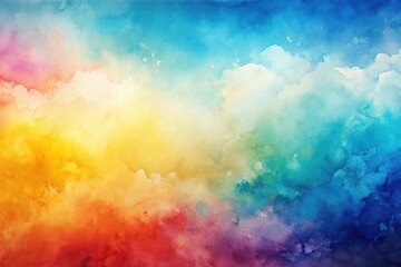 Beautiful watercolor gradient background transitioning from blue to cream, featuring ample copy space. Perfect for a variety of creative projects and design applications.