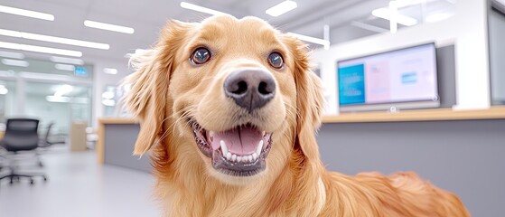 Therapy Dog Visits Community Center for Support
