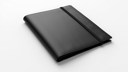High-quality leather folders mockup showcasing clean, sleek design for professional branding.