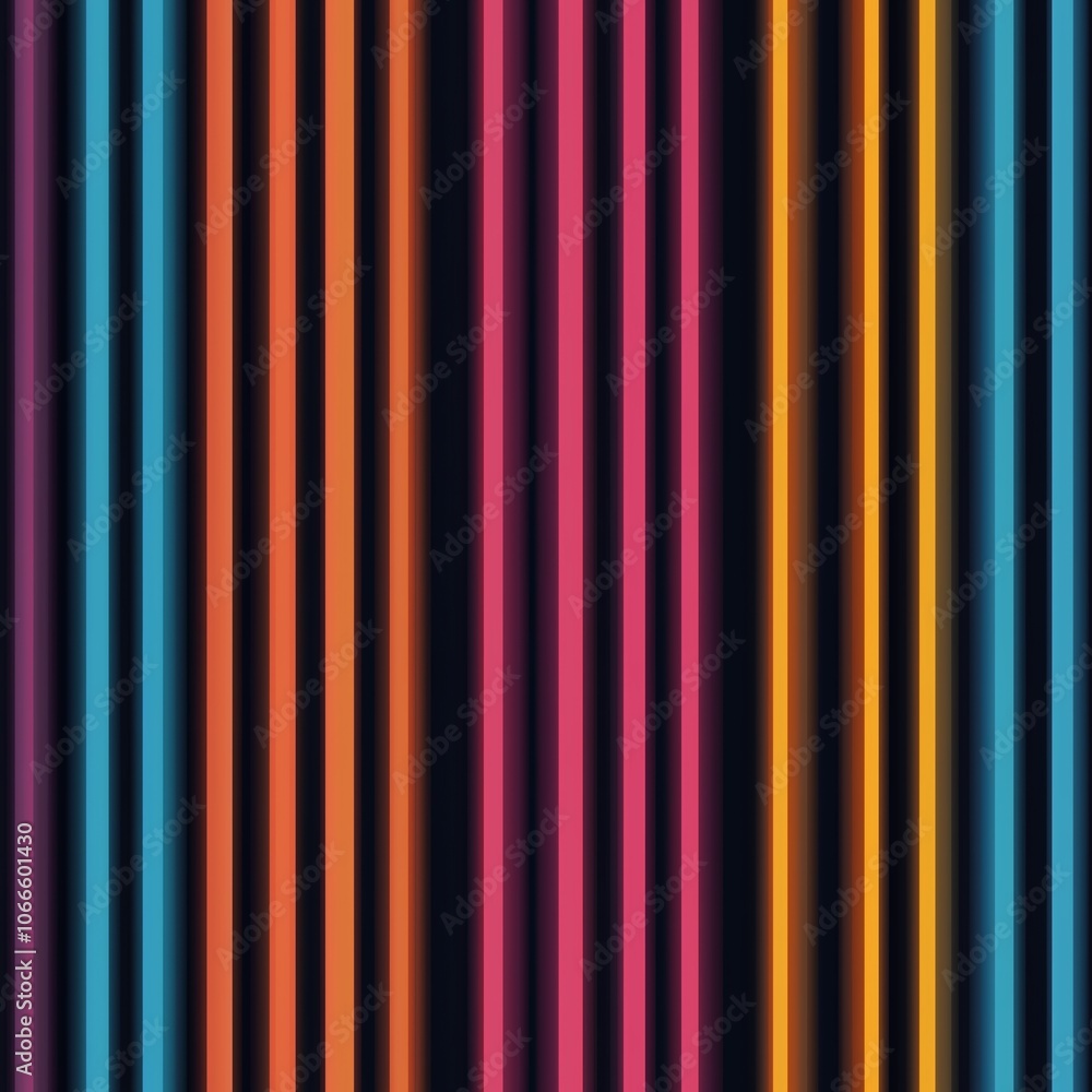 Poster colorful vertical stripe pattern for background design