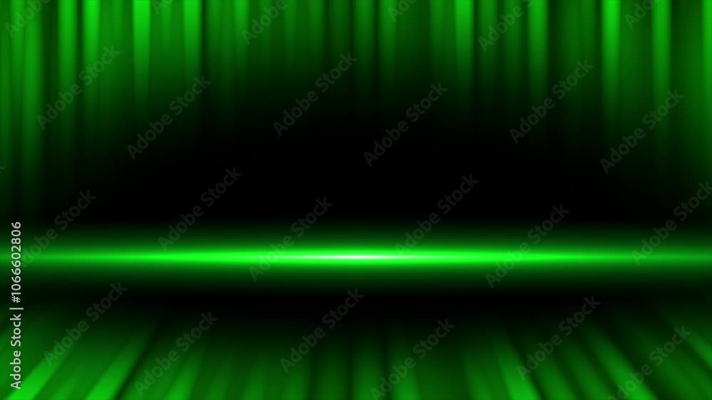 Poster green color gradient pattern wooden texture with 3d empty space modern design 3d black background