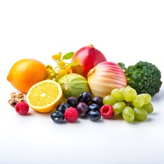 an elegant delicious homemade Food meal isolated on a White background
