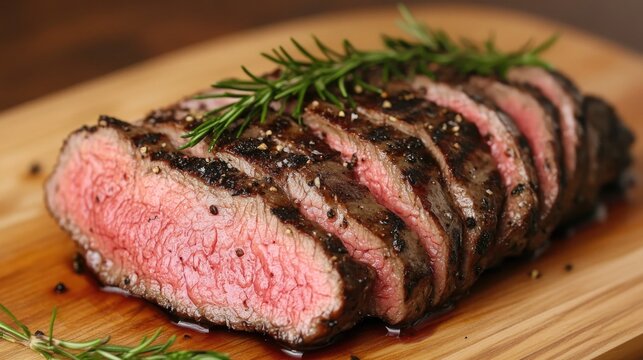 Tri tip Steak A Versatile Cut of Beef from the Bottom Sirloin Grilled to Perfection Over Red Oak