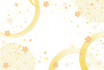 お正月の和柄背景