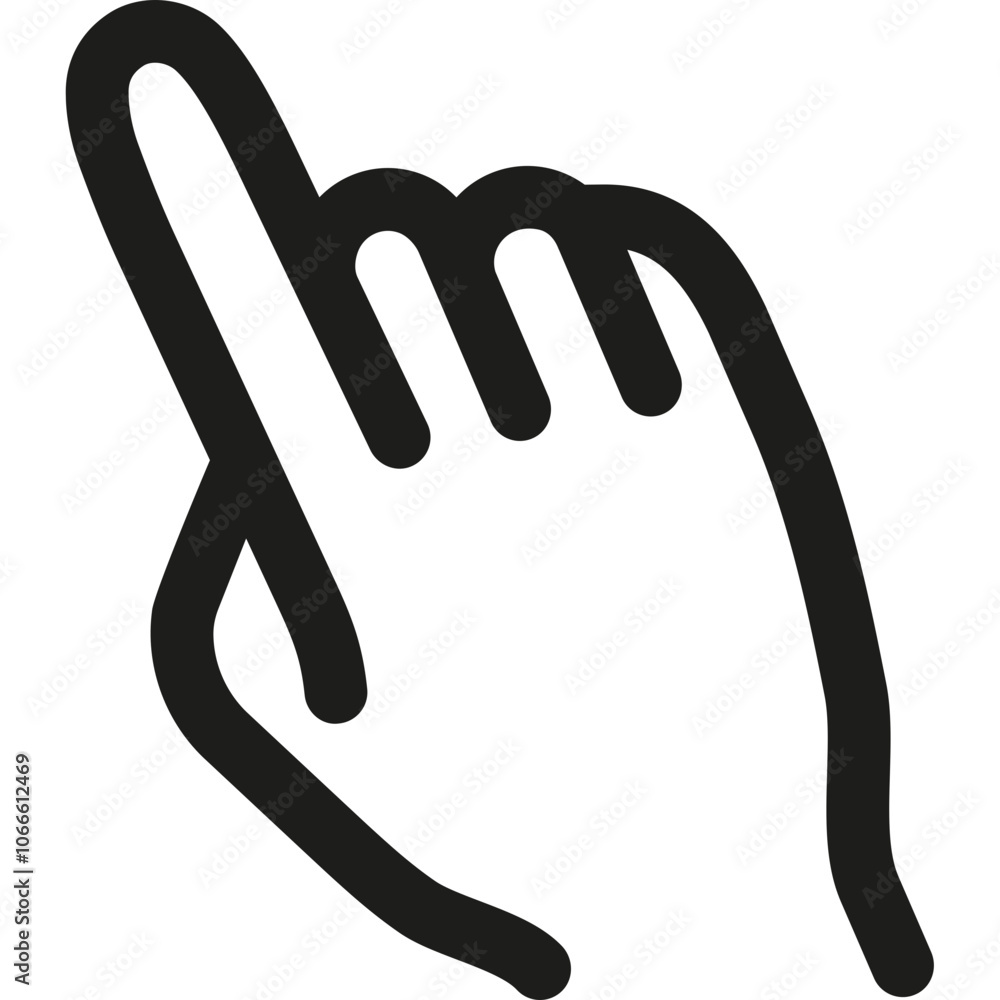 Poster a hand gestures towards a direction, symbolizing guidance or an invitation to observe something impo