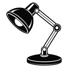 desk lamp vector design on white background