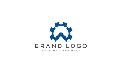 letter W logo design vector template design for brand.