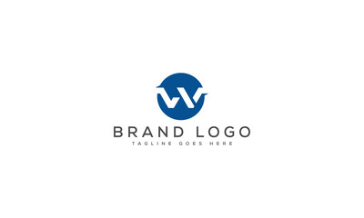 letter W logo design vector template design for brand.