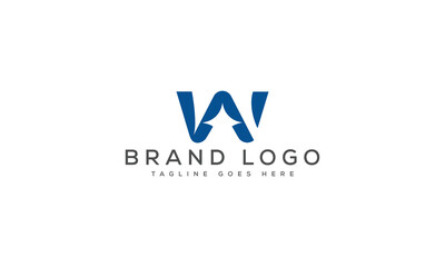 letter W logo design vector template design for brand.