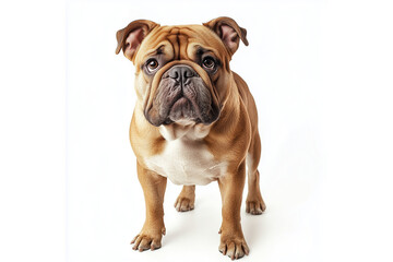Obraz premium Bulldog isolated on white background