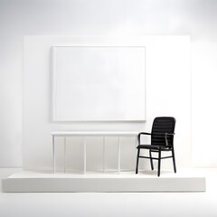 an elegant sleek elegant idea for a mockup empty space for advertisment design