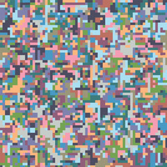 Fototapeta premium ABSTRACT PIXEL PATTERN BACKGROUND PASTEL COLORFUL MOSAIC GRID DESIGN WITH GEOMETRIC SHAPES VECTOR TEMPLATE GOOD FOR MODERN WEBSITE, WALLPAPER, COVER DESIGN 