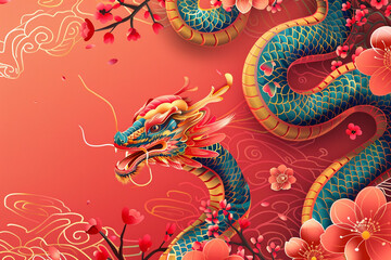 Beautiful greeting card with holiday composition for happy and joy celebrate New Year