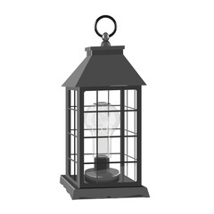 The lamp is a table lamp, isolated on a white background.Vector illustration for New Year's designs.