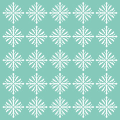 CHRISTMAS SNOWFLAKES WINTER DESIGN PATTERN