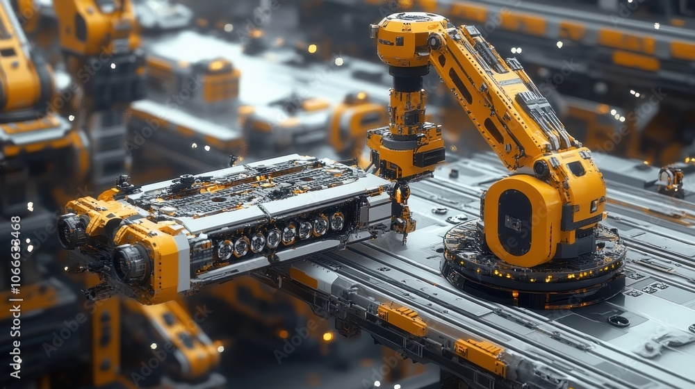Aufkleber building a large structure in space using automated assembly technology using robots