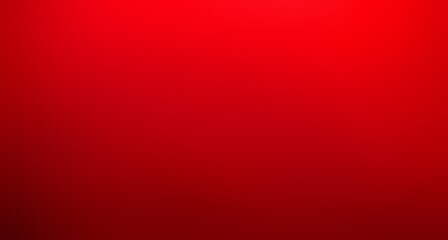 Hot red plain empty background. Luxury scarlet color smooth texture. Classical minimal backdrop for Xmas or Valentine's Day decor.
