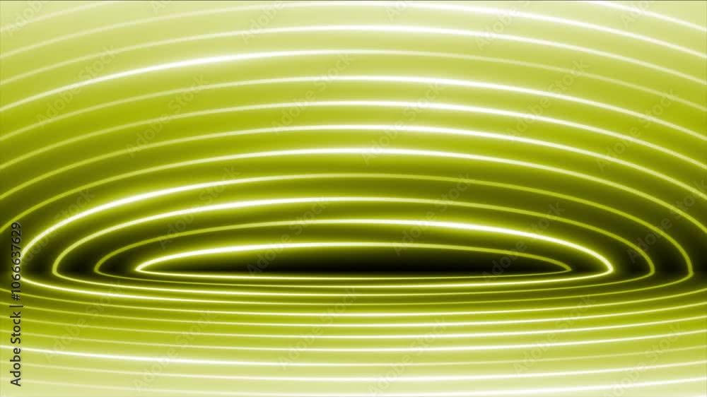 Poster yellow color glowing lines with 3d empty space modern design technology background