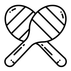 illustration of a maracas