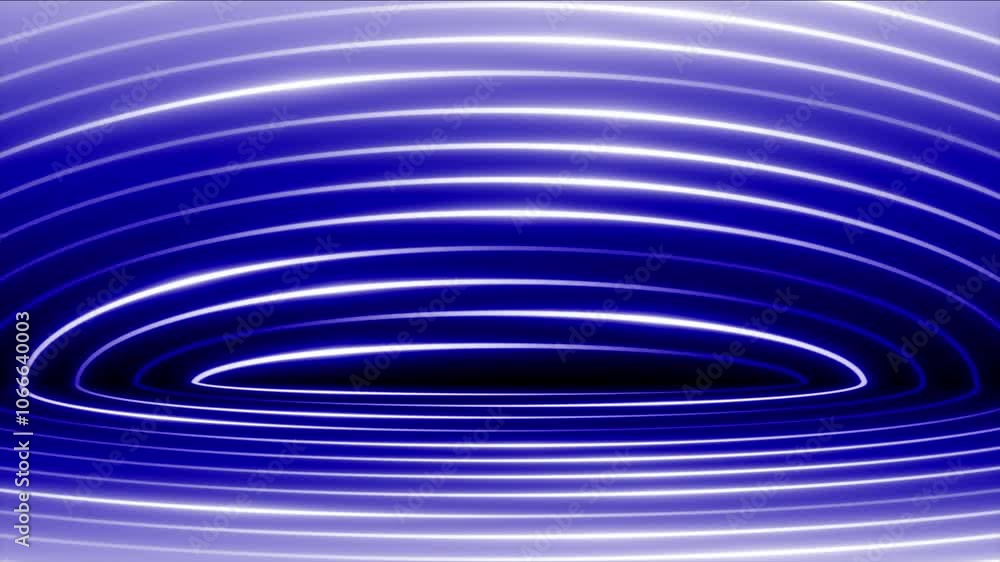 Poster blue color glowing lines with 3d empty space modern design technology background