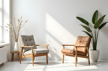 nterior design of a modern living room, a place to relax