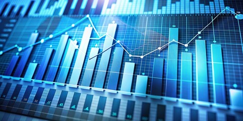 Naklejka premium A guide to analyzing statistics and trends for driving financial success and informed decision-making in your