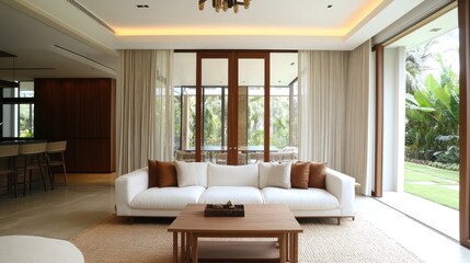 Fototapeta premium A photo of the interior design for small modern