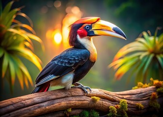 Sulawesi Hornbill Long Exposure, Tangkoko National Park, Indonesia