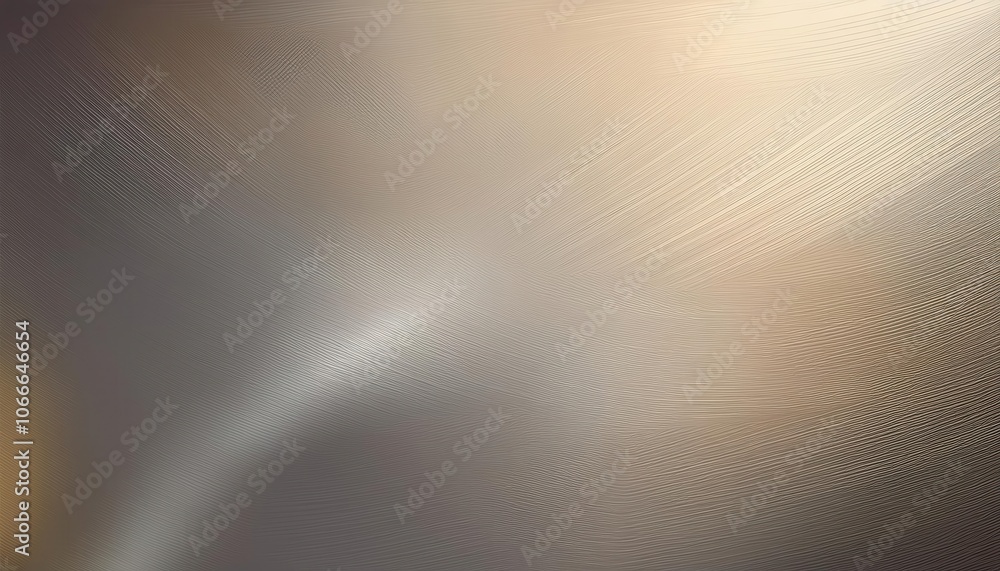 Poster soft brushed metallic texture with subtle gradient and fine linear patterning. ideal for modern indu