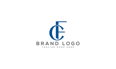 letter CF logo design vector template design for brand.