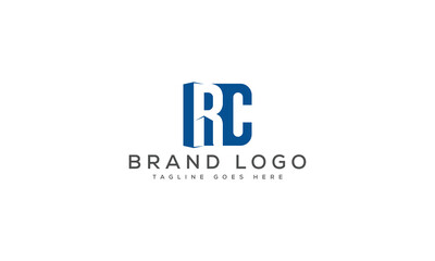 letter RC logo design vector template design for brand.
