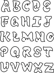 Unique font set for ready to use