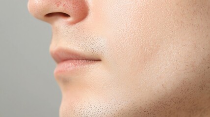 Person with red, blotchy skin caused by sun exposure, showing early signs of sun damage   sun damage, red skin, UV exposure