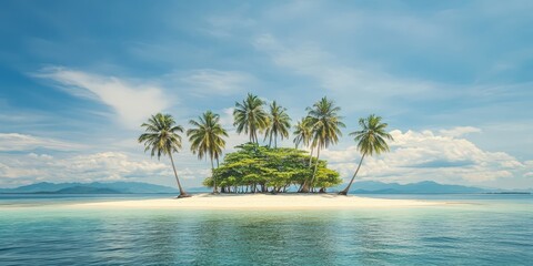 Obraz premium Tropical Paradise Island.