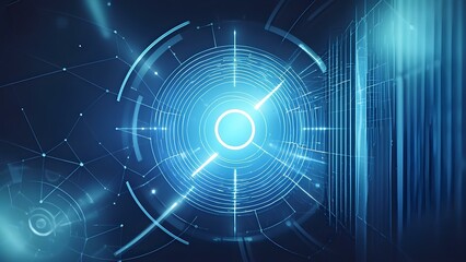 abstract technology blue background