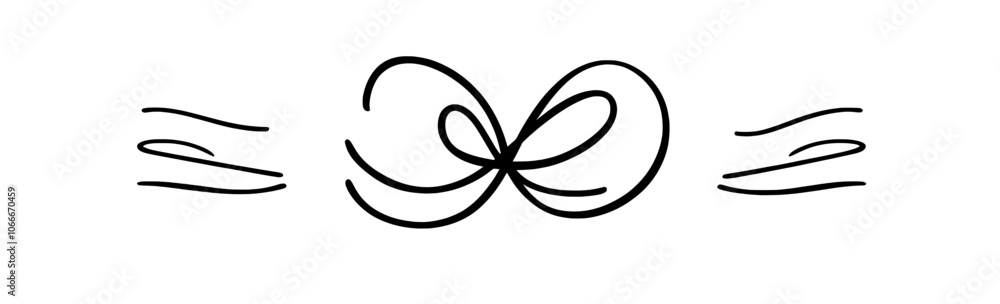 Poster using calligraphy to create a swoop and swish sign that emphasizes the hand drawn strokes