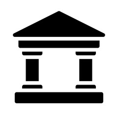 Icon Building With Style Glyph