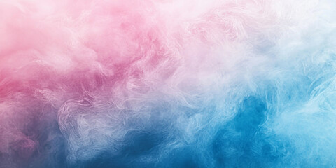 Fototapeta premium Abstract pastel-toned textured background with soft blending in blue, pink, and cream, creating a dreamy, atmospheric feel with a velvety look